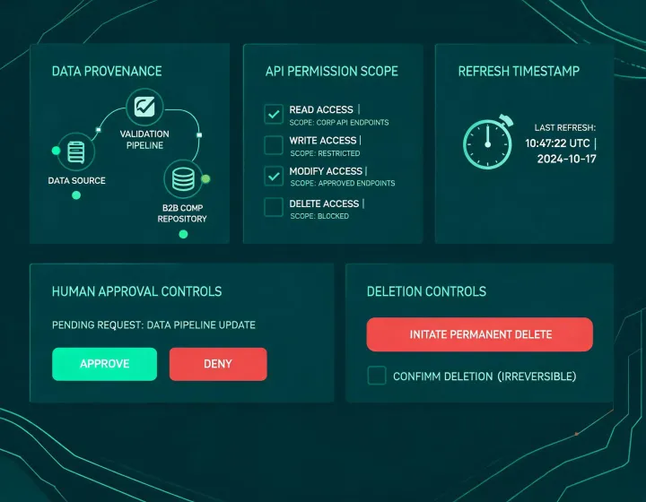Security and data provenance console
